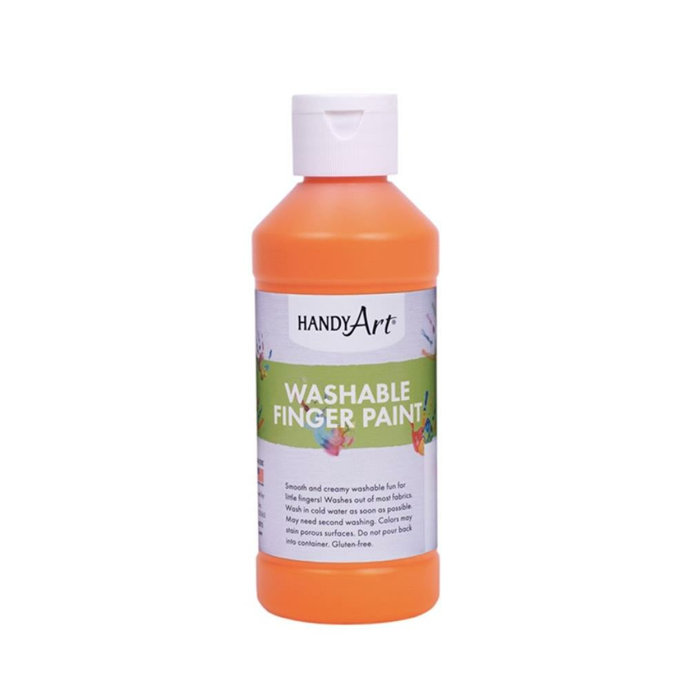 Peinture lavable pour les doigts Handy Art 236 ml, orange
