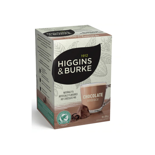 Higgins & Burke Chocolate Embrace Premium Hot Chocolate - 8 x 30g