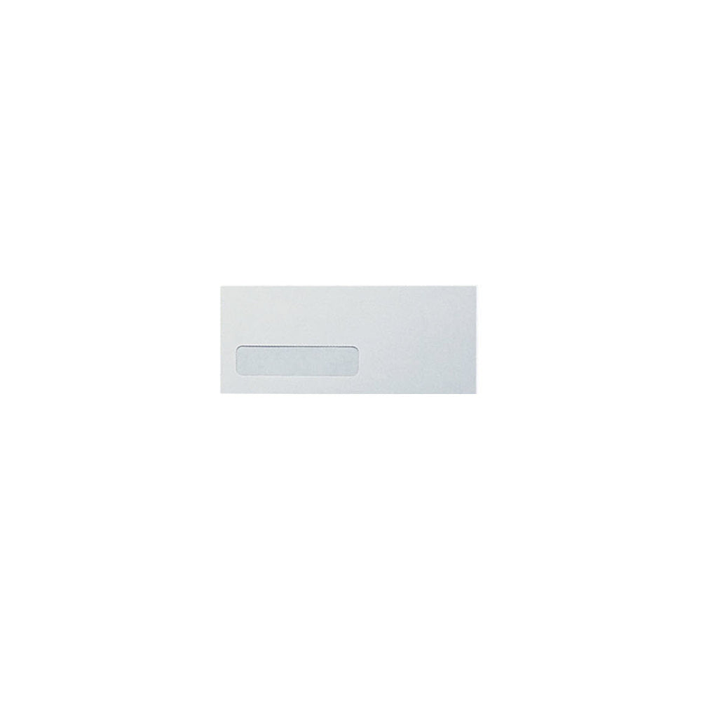 Supremex Security Commercial Envelopes with Window - Tinted Grey Lining - #9 - 24 lb. - 3 7/8" x 8 7/8" - White - 500 Pack
