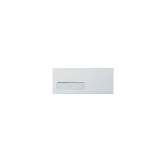 Supremex Security Commercial Envelopes with Window - Tinted Grey Lining - #9 - 24 lb. - 3 7/8" x 8 7/8" - White - 500 Pack