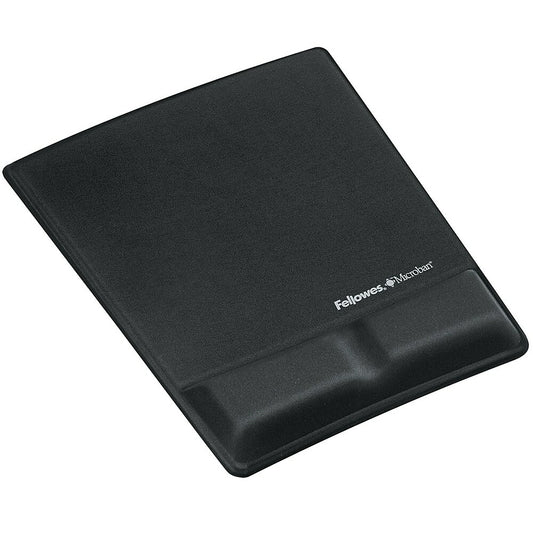 Fellowes Professional Series Wrist Support Mousepad, Black Fabric (9181201)