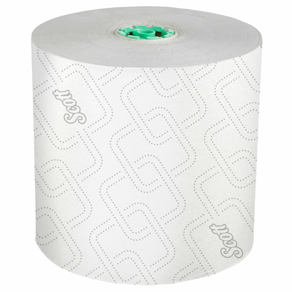 Essuie-tout Scott Pro haute capacité en rouleau rigide – avec design surélevé et poches absorbantes – pour distributeurs Green Core – Blanc – Lot de 6