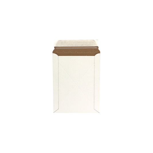 Enviro-Logix Flat Open End Mailers - Peel & Stick - 11" x 13.5" - White CCKB - 100 Pack