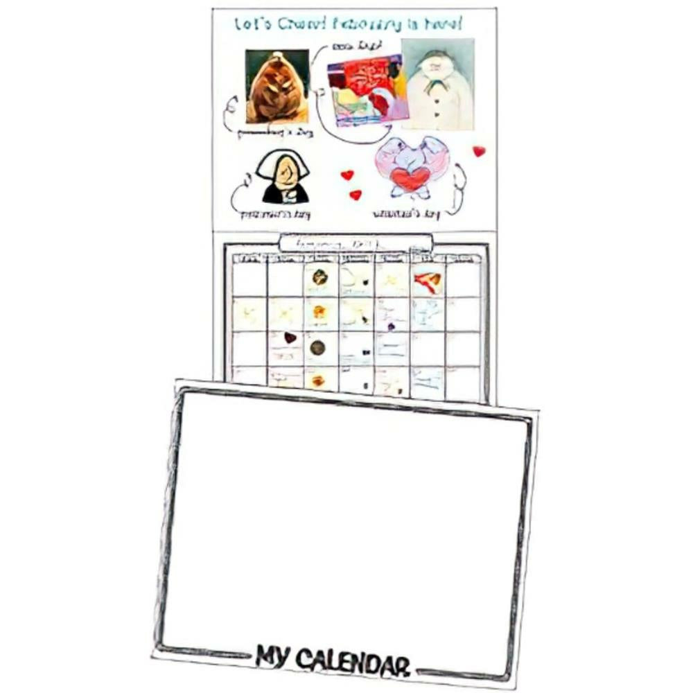 Hygloss Make Your Own Calendar Pack - 6 Set