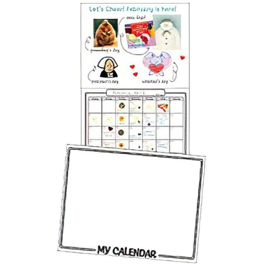 Hygloss Make Your Own Calendar Pack - 6 Set