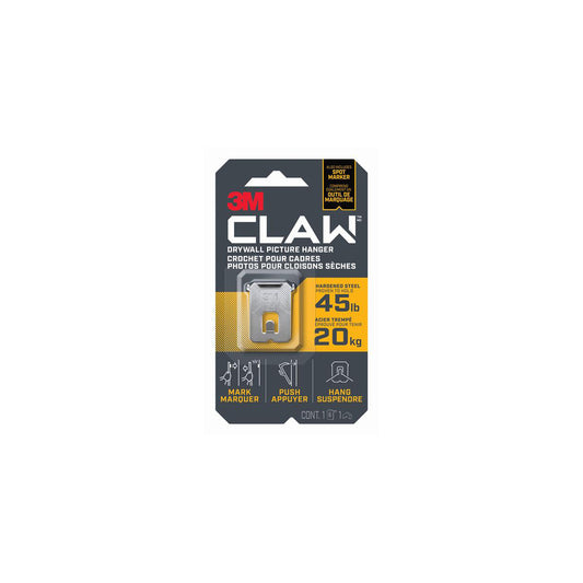 CLAW Drywall Picture Hangers - 45 lb with Temporary Spot Marker -1EF - 1 marker