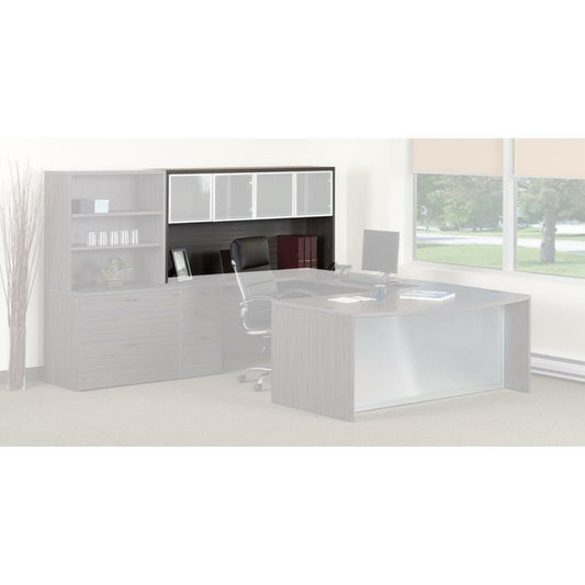 Open Hutch Slate Grey Walnut