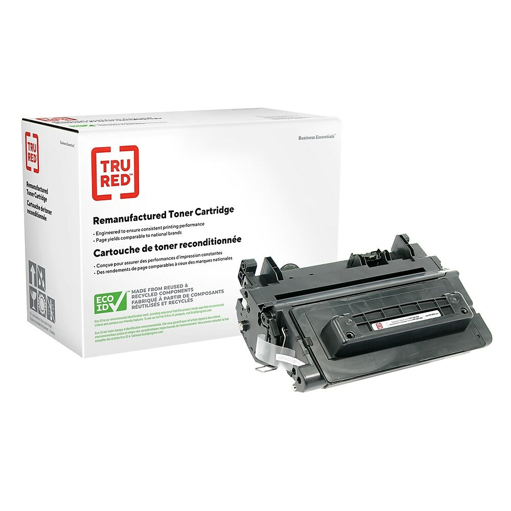 Cartouche de toner reconditionnée HP 64A TRU RED CC364A - Rendement standard - Noir