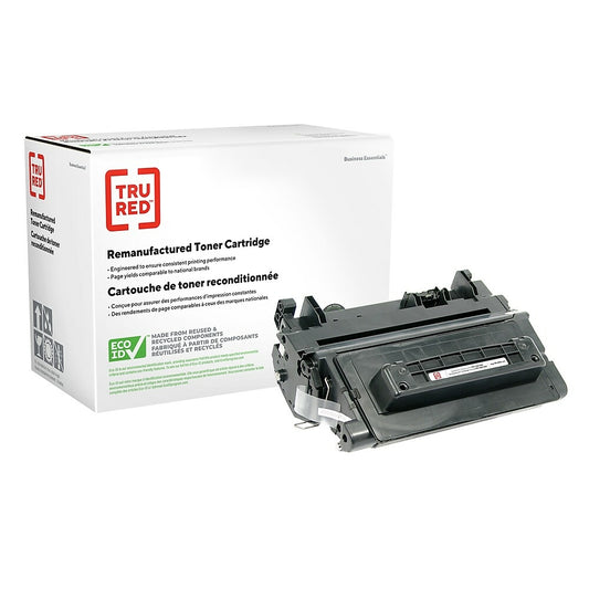 TRU RED CC364A HP 64A Remanufactured Toner Cartridge - Standard Yield - Black
