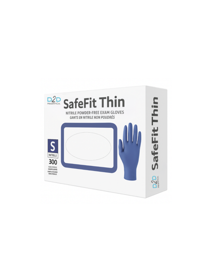D2D SafeFit Thin Nitrile Gloves
