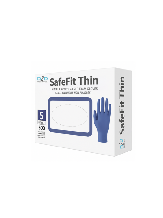 D2D SafeFit Thin Nitrile Gloves
