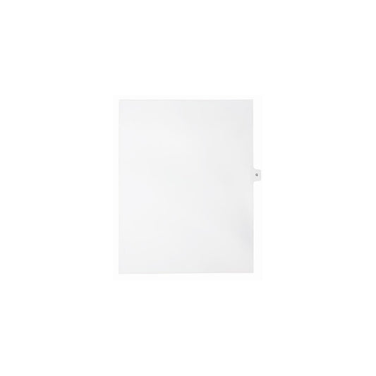 Onglets Sterling Alpha Singles, lettre G, blancs, format lettre, coupe 1/15e, paquet de 25