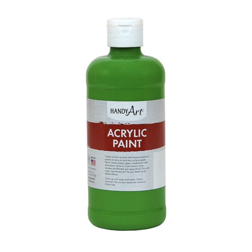 Handy Art Acrylic Paint, Light Green, 473ml.