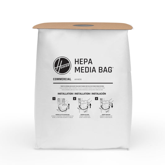 Hoover Commercial HEPA Media Filter Bags - 10 Pack