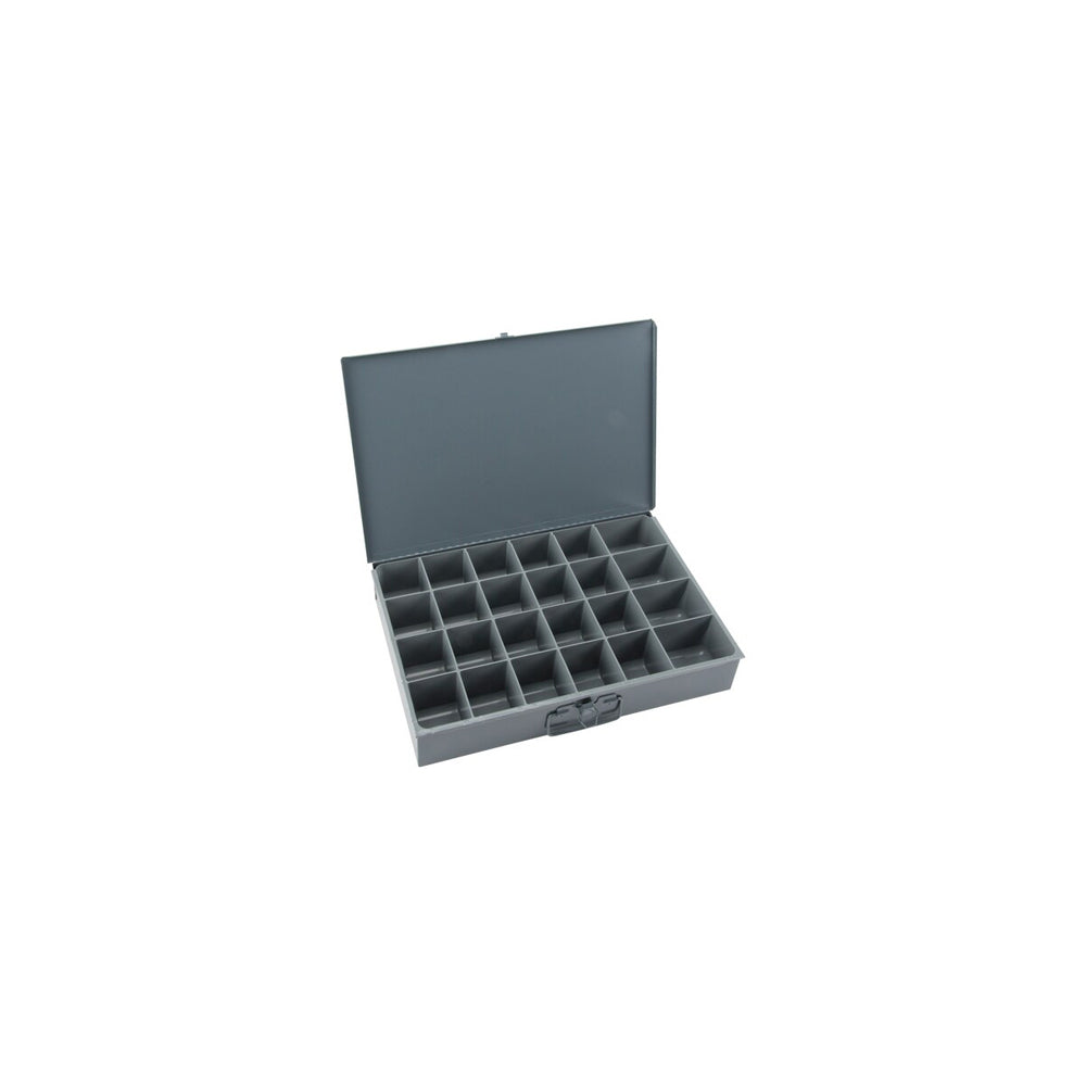 Boîtes à pelles en acier à compartiments Durham – 7,6 cm (H) x 45,7 cm (L) – Paquet de 2