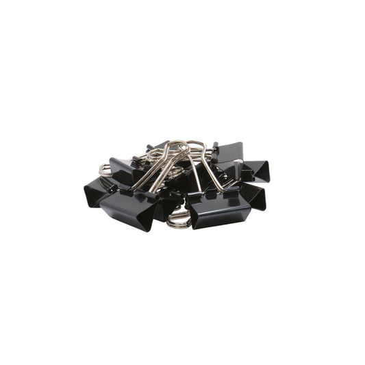 Pinces pliantes noires Westcott - 25 mm (1 po) - Paquet de 12