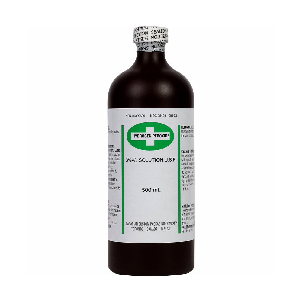 Peroxyde d'hydrogène Wasip - Bouteille de 500 ml