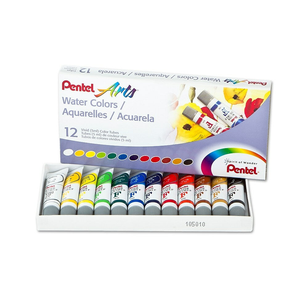 Aquarelles Pentel Arts - Assortiment - Paquet de 12