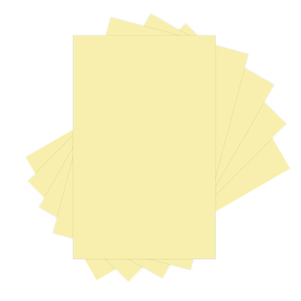 Domtar EarthChoice Colors 30% Recycled Pastel Paper, 20 lb., 11" x 17", Canary Yellow, 500 Pack