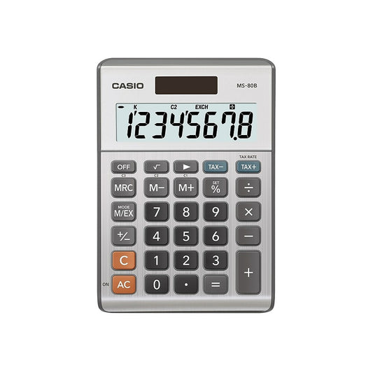 Calculatrice de bureau portable Casio MS-80B avec grand écran