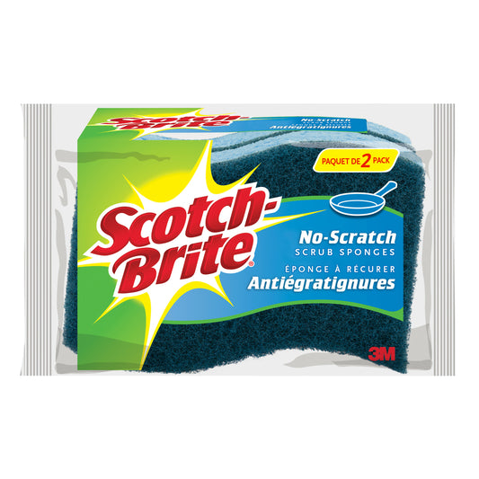 Éponge à récurer tout usage anti-rayures Scotch-Brite - Lot de 2