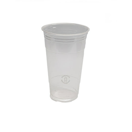 Eco-Packaging RPET Cold Cup - 24 oz - Clear - 600 Pack
