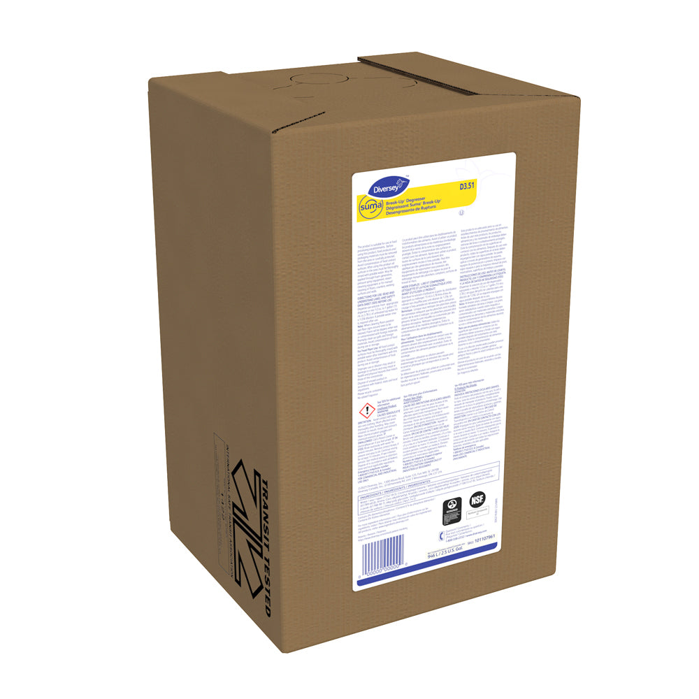 Dégraissant Diversey Suma Break-Up D3.51 – Sac suspendu de 9,46 L
