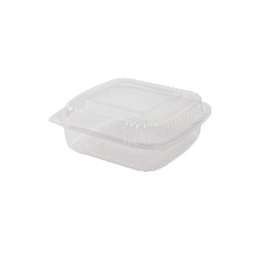 Emballage écologique compostable transparent à clapet - 8 x 8 x 3 - Paquet de 200