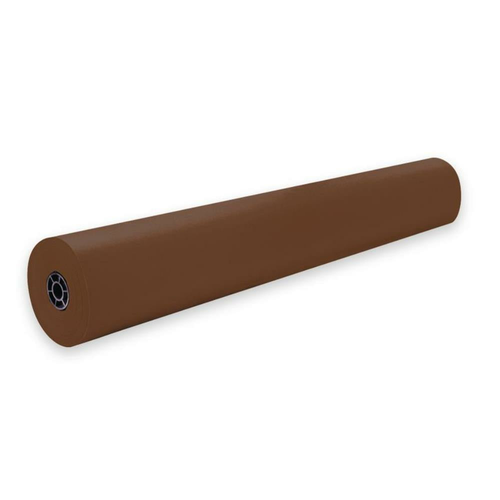 Papier kraft couleur arc-en-ciel, finition double, brun, 91,4 cm x 304,8 m, 1 rouleau