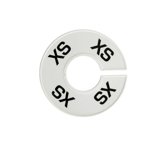 Séparateur d'anneaux Eddie's - XS - Blanc/Noir - Paquet de 100