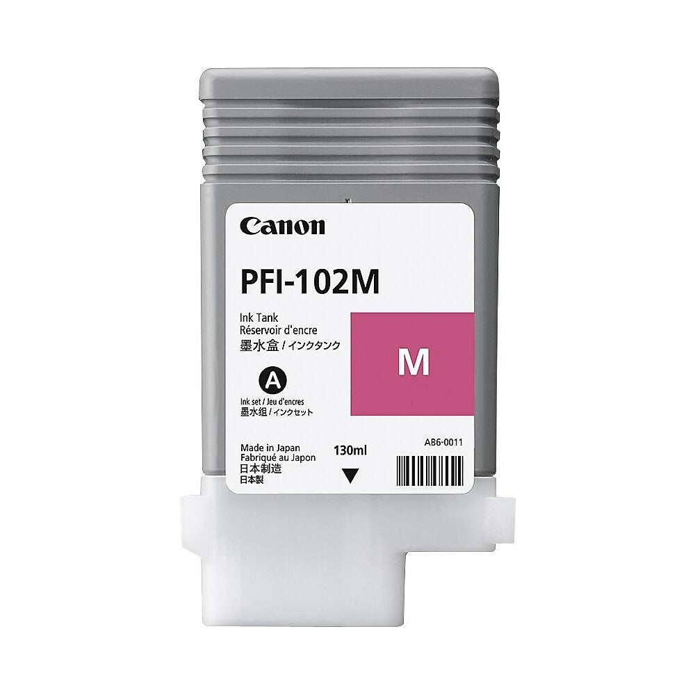 Réservoir d'encre pigmentée magenta Canon PFI-102M (0897B001)