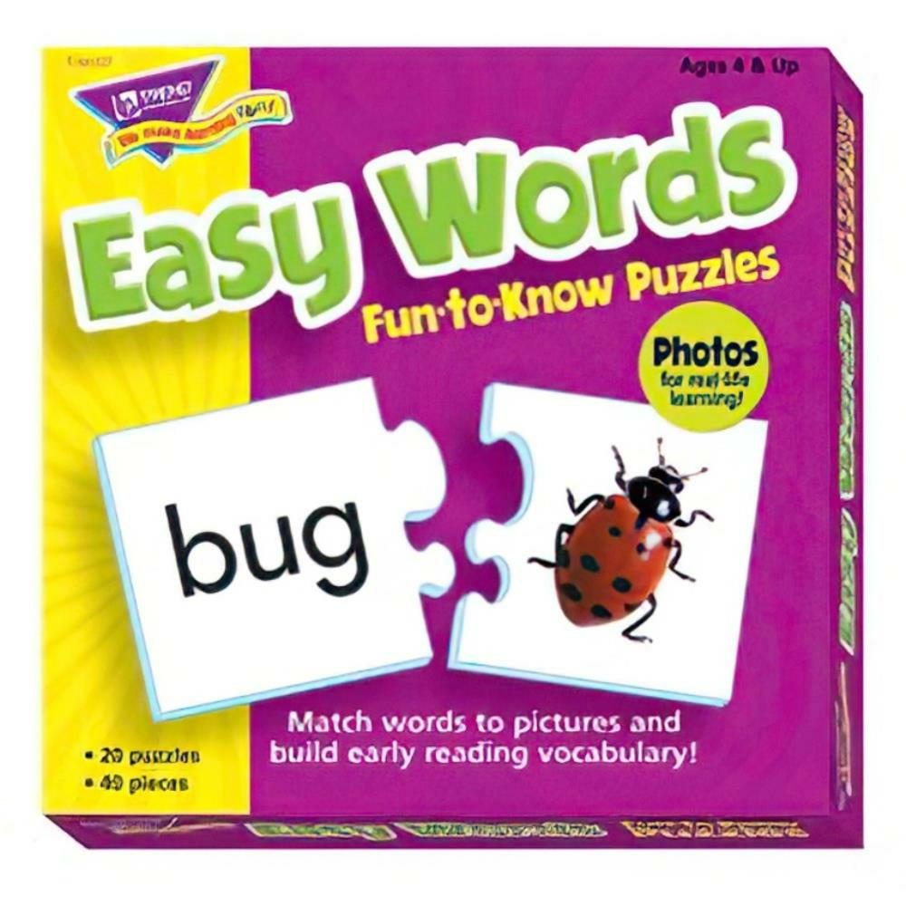 TREND enterprises Fun-to-Know Puzzles Easy Words