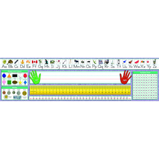 North Star Canadian Traditional Manuscript Desk Plates - 36 Pack
