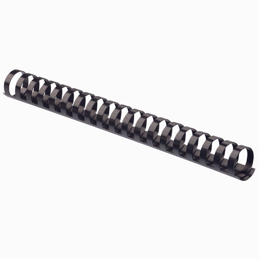 Fellowes Plastic Wire Binding Combs - 1" Diameter - Black - 100 Pack