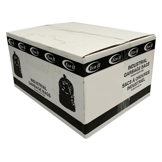 Sacs poubelle ECO II - 20" x 22" - Régulier - Transparent - 25 sacs x 20 rouleaux - Paquet de 500