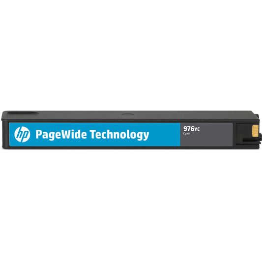 HP 976YC Cyan PageWide Original Ink Cartridge - Extra High Yield (L0S29YC)