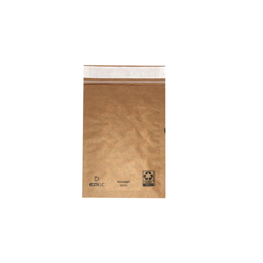 EPIX Protective Kraft Mailers - 0X - 7" x 9-3/8" - 250 Pack
