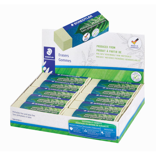 Gommes végétales Staedtler Mars N80 - Lot de 20