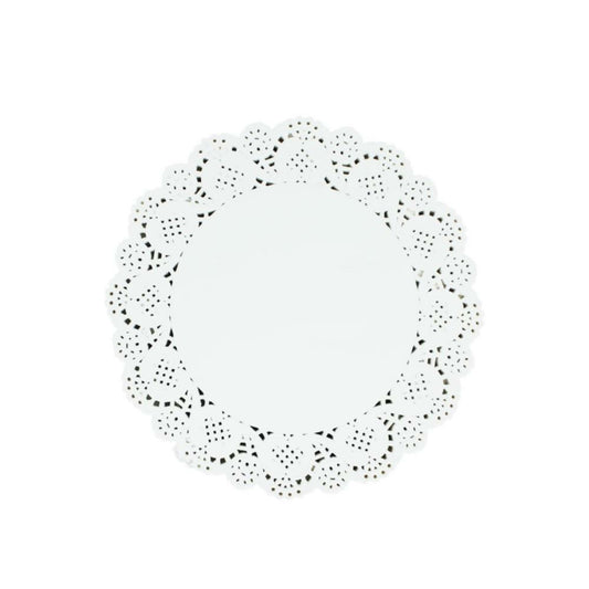 Round White Doilies, 8.5", 100/pkg