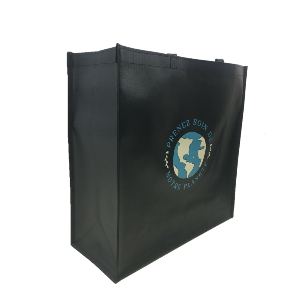 Staples Laminated Grocery Bag - 16" x 6" x 16" - 125 GSM - 100 Pack