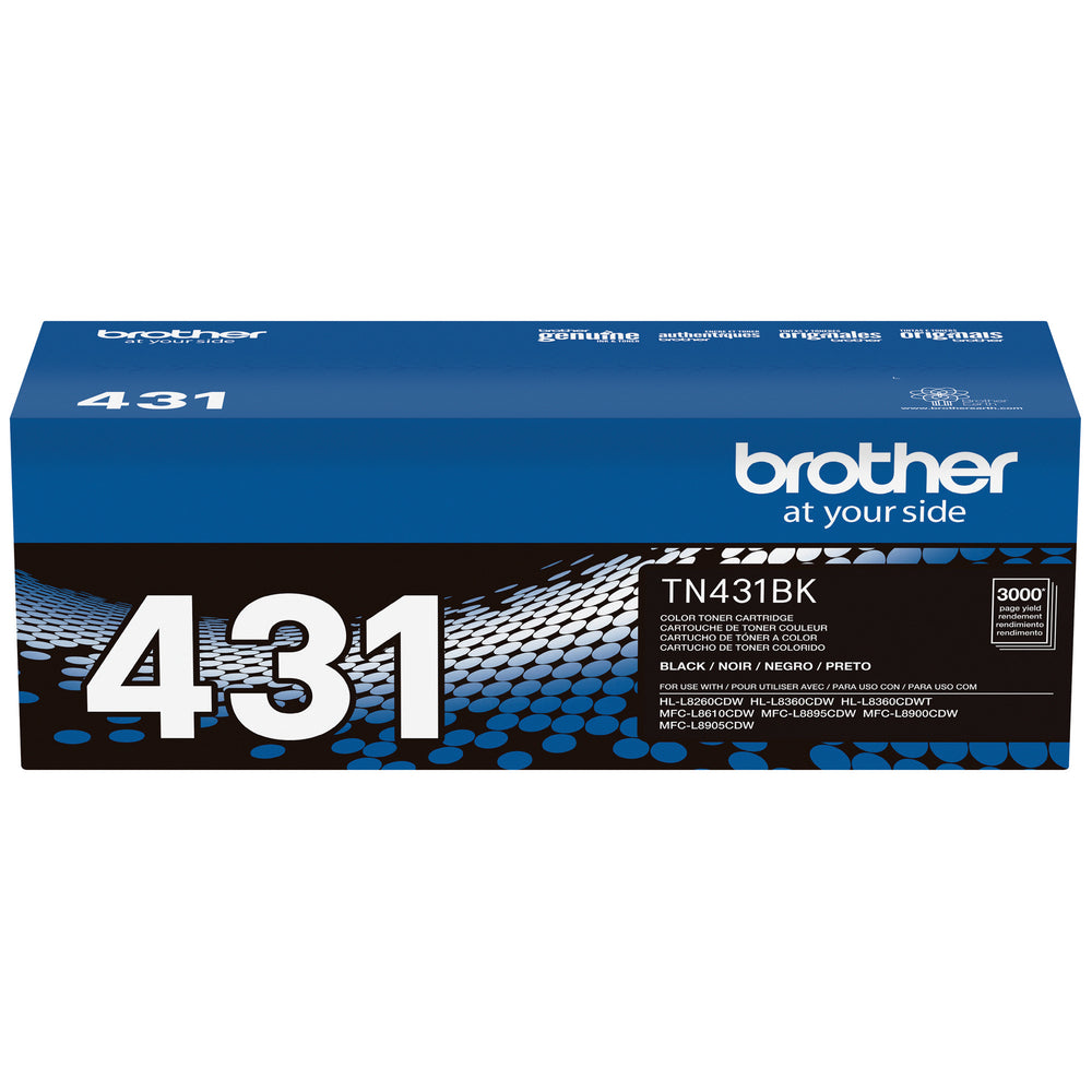 Cartouche de toner noir Brother TN431 à rendement standard