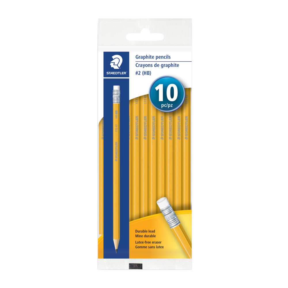 Staedtler Extruded Pencils #2 HB - 10 Pack