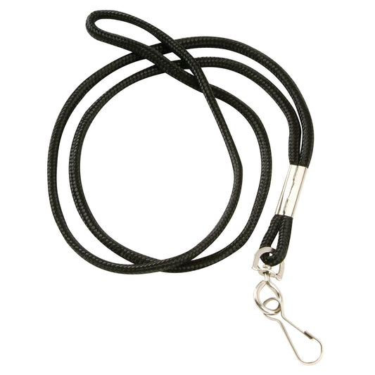 GBC BadgeMates Nylon Badge Lanyard with Swivel Clip - 12 Pack
