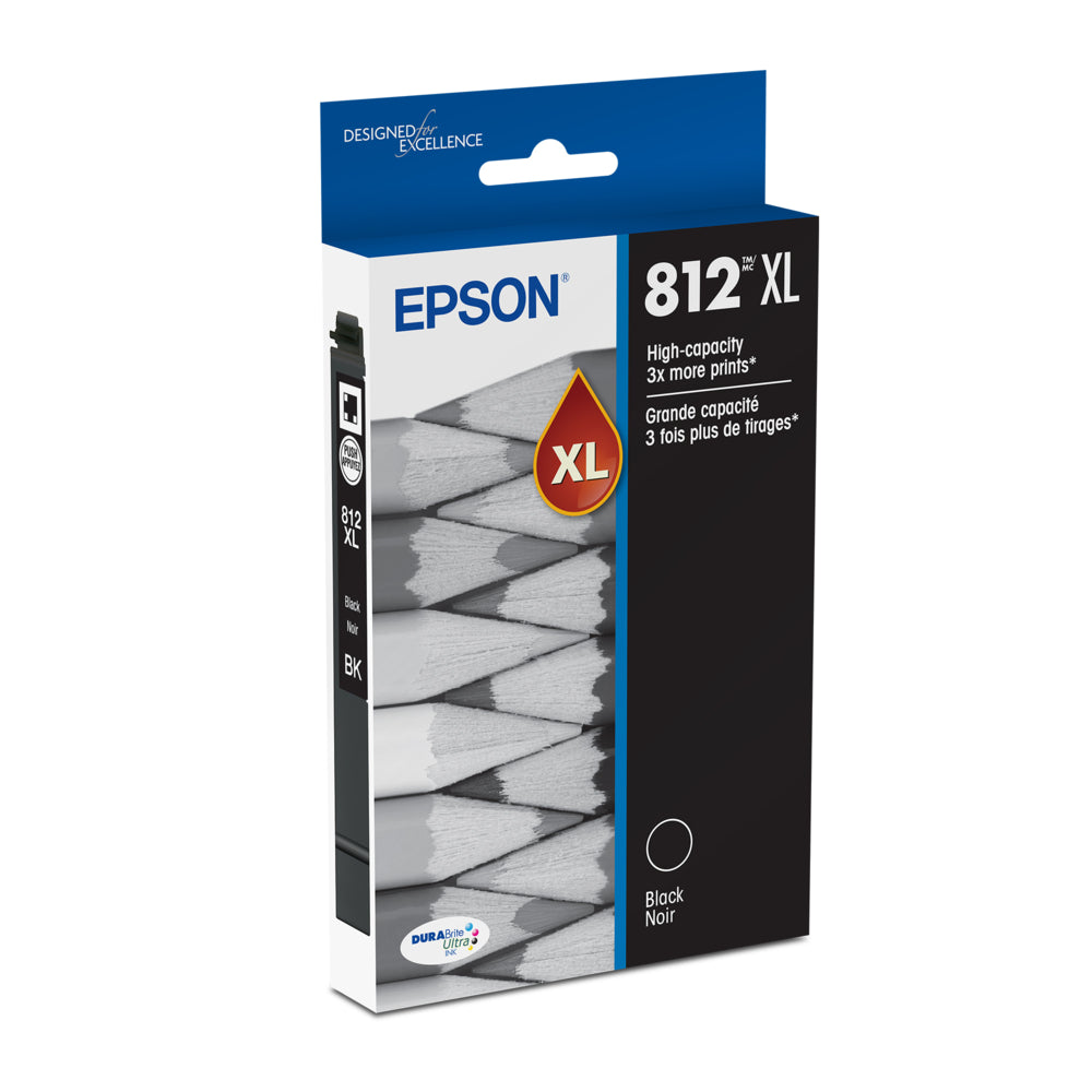 Epson T812 Ink Cartridge - High Capacity - Black