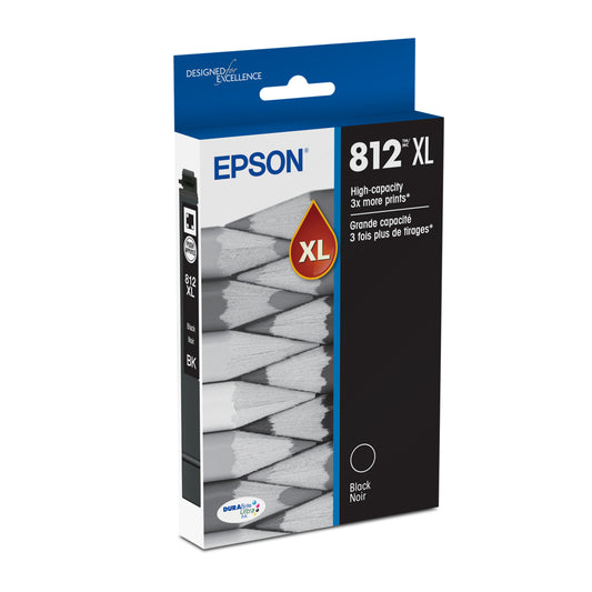 Epson T812 Ink Cartridge - High Capacity - Black
