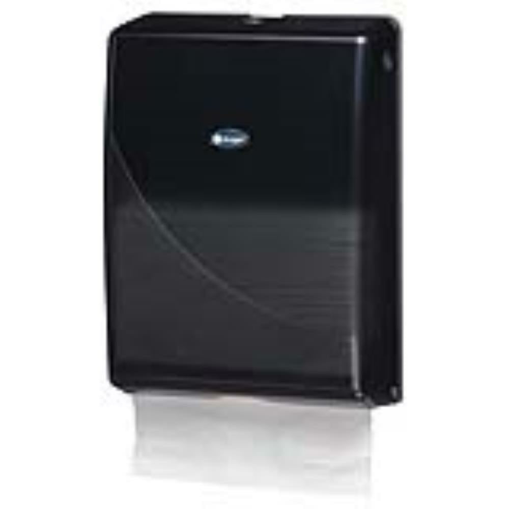 Distributeur de serviettes pliées, fumée/noir.