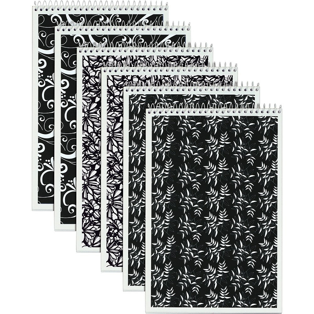Carnets de sténo, 15,2 x 23,9 cm, 160 pages, paquet de 6