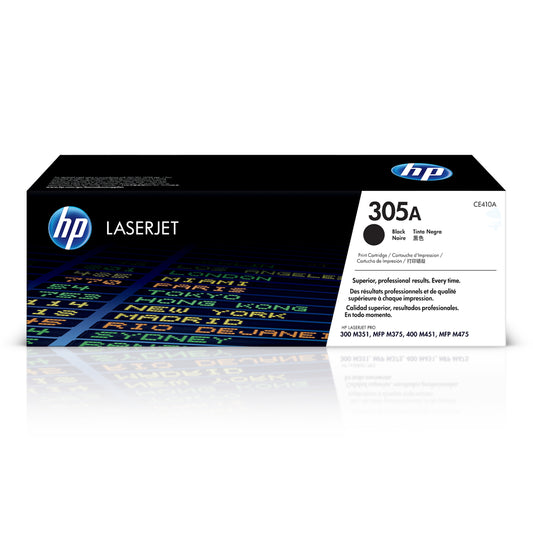 HP 305A (CE410A) Black Original LaserJet Toner Cartridge