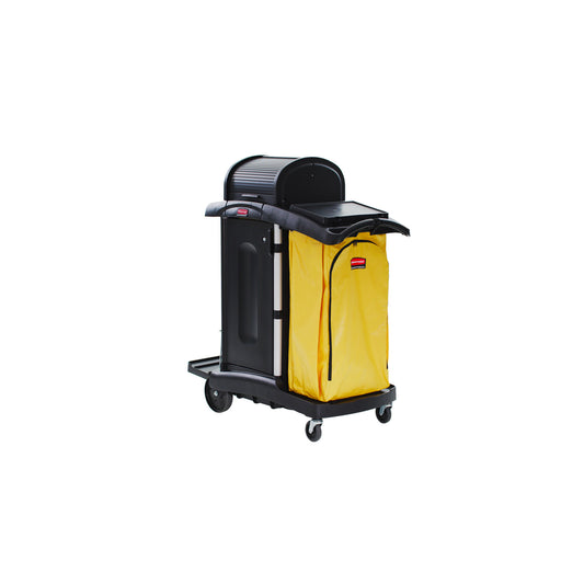 Rubbermaid Products Executive High-Security Janitorial Cleaning Cart