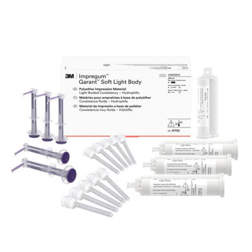 3M™ ESPE™ Impregum™ Soft Light Body Refill, 31752, four 50 mL cartridges